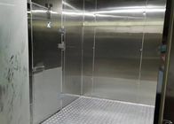 Cửa bản lề tùy chỉnh Máy làm lạnh thổi thép 150mm 42KG / M3 Tủ lạnh sâu mật độ Phòng lạnh