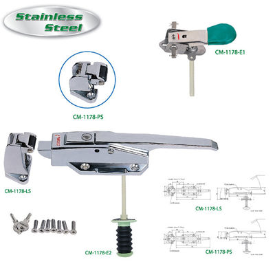 Mặt phẳng có thể đảo ngược Bản lề cửa bằng thép không gỉ SS Bộ phận cửa xoay xử lý Bộ phận phòng lạnh