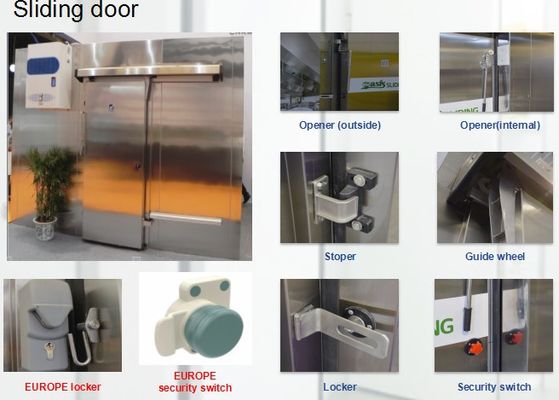 Máy làm lạnh kho lạnh bằng thép 2.0mm Phòng lạnh 20KW cho trái cây và rau quả